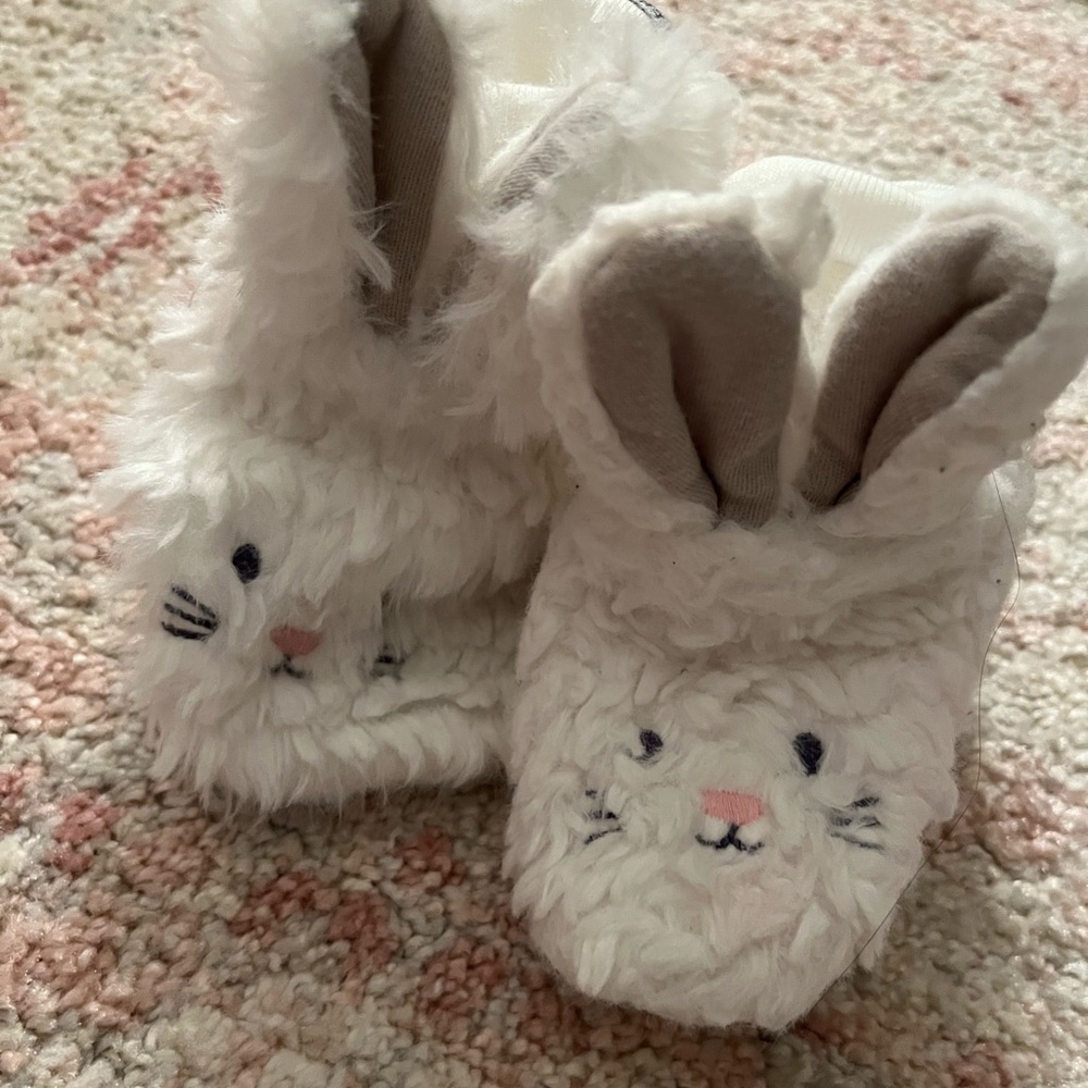 Gymboree Baby Bunny Slippers Bootie NWOT